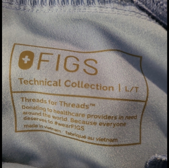 FIGS Ciel Womens Kade Petite Cargo Scrub Pant in Large / Tall - Picture 2 of 6